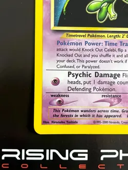 Rising Phoenix Pokemon - Celebi 3/64 Neo Revelation Holo Good Eng #2631 - Image 4