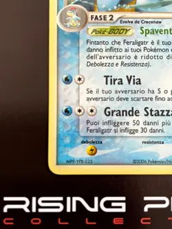 Rising Phoenix Pokemon - Feraligatr 4/115 EX Forze Segrete Stamped NM Ita #2651 - Image 4