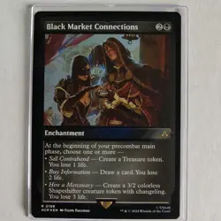Black Market Connections - Foil Etched - NM - Assassin's Creed ACR - MTG - Image 1
