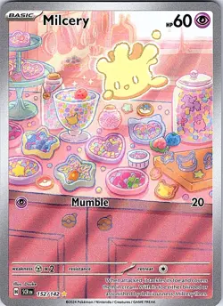 Milcery 152/142 Illustration Rare Stellar Crown Pokemon Near Mint - Image 2