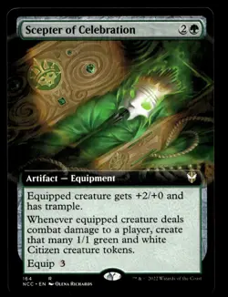 Scepter of Celebration (Extended Art) 164 R Commander: Streets of New Capenna - Image 1