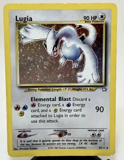Pokemon TCG Lugia 9/111 Neo Genesis Holo Secret rare WOTC-- - Image 1