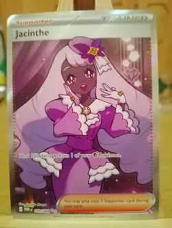 Pokemon TCG Card Jacinthe 110/088 Perfect Order - English Full Art Pack Fresh NM - Image 1
