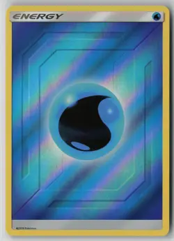 Water Energy 2019 Pokemon TCG Sm-Team Up Reverse Holo Card (Near Mint) NM 1 - Image 1