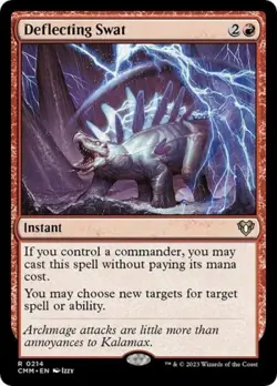 MTG English Deflecting Swat NM Foil Commander Masters - Image 1