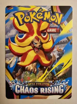 Mega Pyroar ex Trainer Tips Card from ME04: Chaos Rising Build and Battle - Image 1