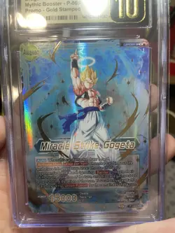 Miracle Strike Gogeta P-069 Alt Art Foil Dragon Ball Super Card Game | CGC 10 M - Image 4