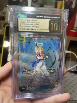 Miracle Strike Gogeta P-069 Alt Art Foil Dragon Ball Super Card Game | CGC 10 M - Image 5
