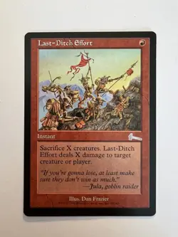 Last-Ditch Effort - MTG Urza's Legacy - LP - Image 1