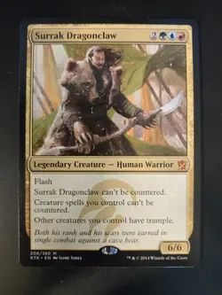 Surrak Dragonclaw NM Khans of Tarkir MTG FREE SHIPPING - Image 1
