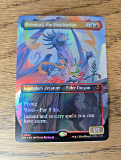 Prismari, the Inspiration Borderless Foil SoS Elder Dragon Commander MTG NM - Image 1