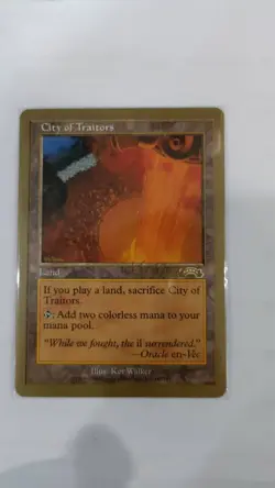 City of Traitors - Kai Budde - 1999 ~ Lightly Played World Championship J MTG Ma - Image 1