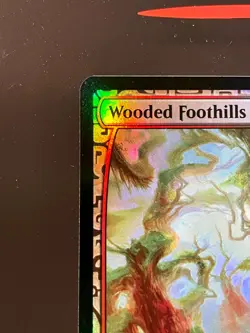 Rising Phoenix Mtg - Colline Boscose - Wooded Foothills - Zendikar Foil Ex #0114 - Image 2