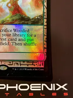 Rising Phoenix Mtg - Colline Boscose - Wooded Foothills - Zendikar Foil Ex #0114 - Image 5
