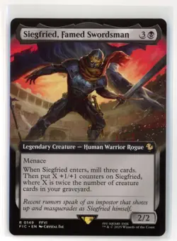 MtG FIC Siegfried, Famed Swordsman #49 Extended Art Non-Foil - Image 1