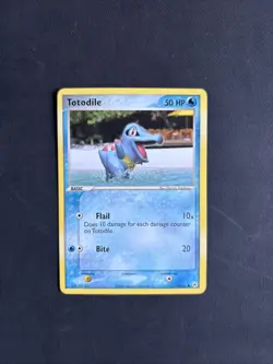 Pokemon TCG Totodile EX Hidden Legends 79/101 Regular Common Non Holo - LP/NM - Image 1