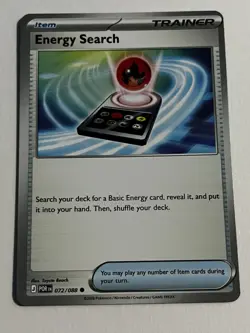 Energy Search 072/088 • Non-Holo • Perfect Order • Pokemon TCG • NM - Image 1