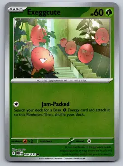 EXEGGCUTE 004/132 REVERSE HOLO C POKEMON MEGA EVOLUTION NM/M - Image 1