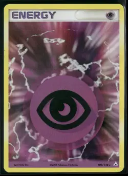 PSYCHIC ENERGY 109/110 HOLO R LP HOLON PHANTOMS POKEMON HOLO - Image 2