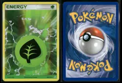 GRASS ENERGY 105/110 HOLO R LP HOLON PHANTOMS POKEMON HOLO - Image 1