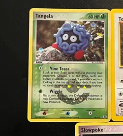 Pokemon TCG Vintage Lot of 5 Tangela Reverse Holofoil FRLG Yuka Morii Togepi - Image 2