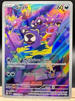 Gastly 177/162 Illustration Rare Temporal Forces Pokemon TCG NM - Image 1