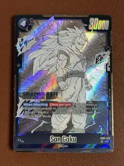 Son Goku SB02-023 Super Rare Manga Art Foil Dragon Ball Super Card Game | NM - Image 2