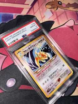 2001 PM Japanese Neo 4 Light Dragonite Holo Card #149 PSA 10 - Image 2