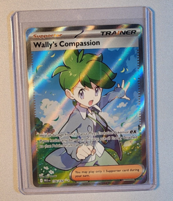 Wally's Compassion 176/132 Ultra Rare Mega Evolution Pokemon Card - Image 1
