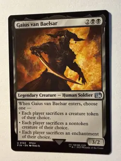 Gaius van Baelsar - 0102 - Final Fantasy - MTG - NM/M - Image 1