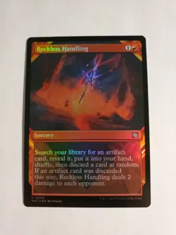 Reckless Handling NM Showcase Halo Foil March of the Machine: The Aftermath MTG - Image 1