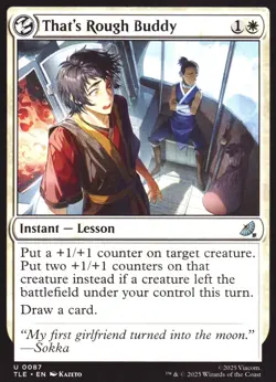 That's Rough Buddy U Avatar: The Last Airbender: Eternal-Legal 87 NM - Image 1