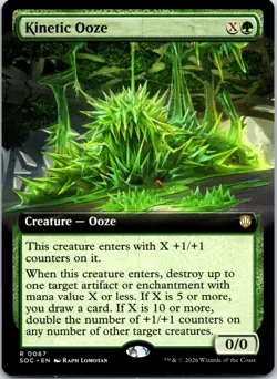 Kinetic Ooze 39 Rare Commander: Secrets of Strixhaven Magic: The Gathering NM - Image 1