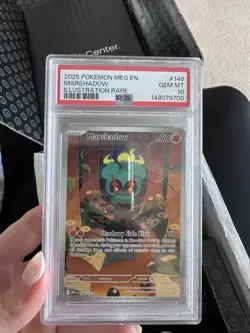 Pokemon TCG Marshadow Mega Evolution Illustration Rare 146/132 - PSA 10 - Image 1