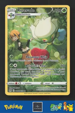 2022 Pokemon Lost Origin TG02/TG30 Roserade - Image 1