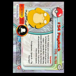 Pokemon Topps Series 1 Psyduck #54 Near Mint - Image 2