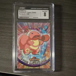 Lickitung Pokemon Topps 2000 Series 2 #108 Holo Rare CGC 8 Graded - Image 1