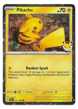 Pikachu Pokemon Day 2026 051/162 Cosmos - Swirl 🌀 Well Centered NM - Image 1