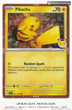 Pikachu Pokemon Day 2026 051/162 Cosmos - Swirl 🌀 Well Centered NM - Image 3