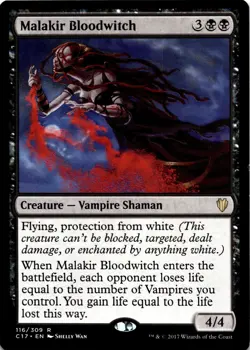 MTG Malakir Bloodwitch | NM | Commander 2017 (C17) - Image 1