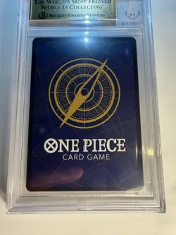 One Piece Shanks OP09-004 Manga Art Alt GEM MT English BGS 9.5/PSA 10 - Image 2