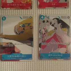 One Piece Card Game Matching Battle Hanafuda Promo Set of 10, including Law and - Image 5