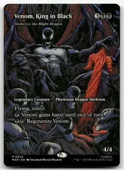Venom, King in Black - Skithiryx, the Blight Dragon (Borderless) NM Marvel Unive - Image 1