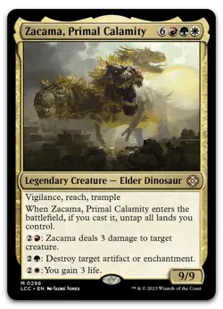 Zacama, Primal Calamity #296 (NM) Lost Caverns of Ixalan LCC Magic MTG - Image 1