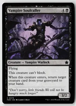 Foundations #75 Vampire Soulcaller - Image 1