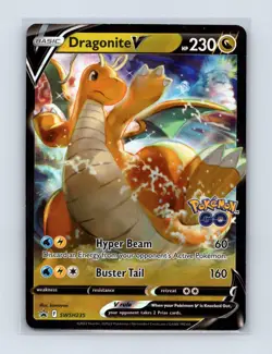 Dragonite V SWSH235 Holo Promo Sword & Shield Promo Pokemon Near Mint - Image 1