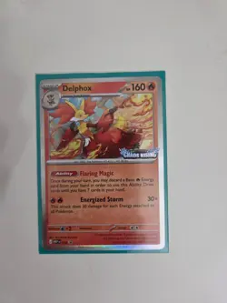 Delphox MEP 074 - Prerelease Stamped Promo - Pokemon TCG: Chaos Rising - NM - Image 1
