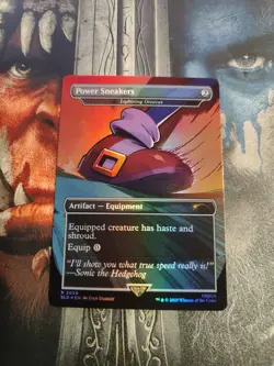 Power Sneakers - Lightning Greaves (Rainbow Foil) Secret Lair Drop Foil - Image 1