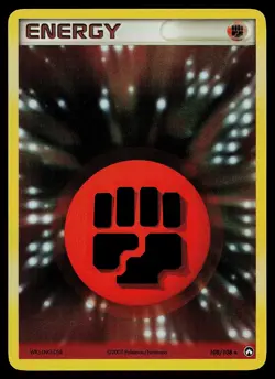 Pokemon Card - Fighting Energy Power Keepers 108/108 Holo - Image 1
