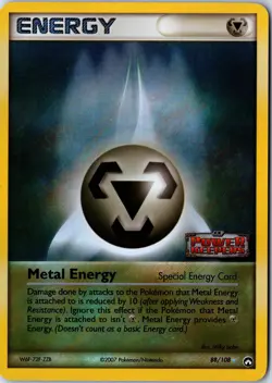 Pokemon: Power Keepers Metal Energy (Spcl) #88/108 - Stamped - Rev Holo .VO5 - Image 1